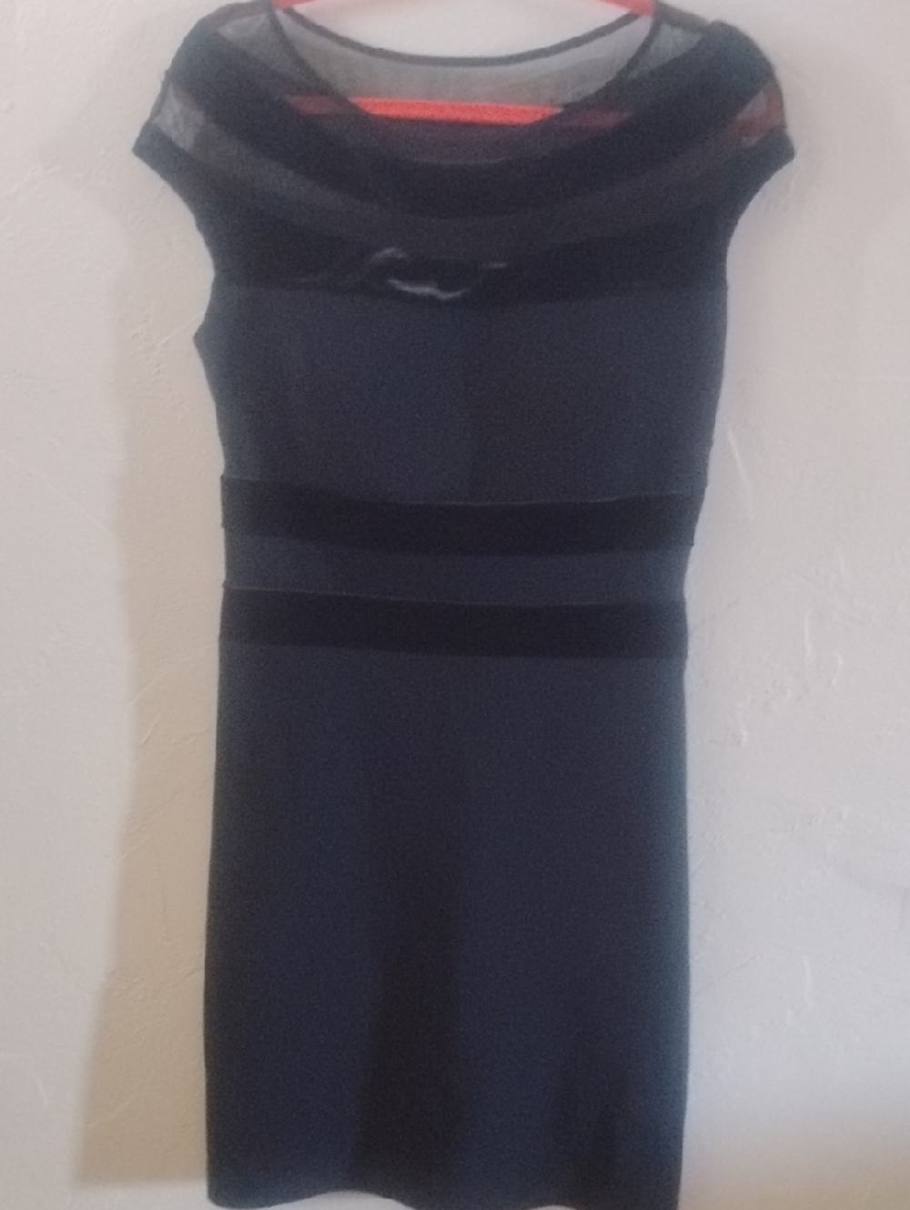 Chiara Boni La Petite Robe Jailin Black Sheath Sz 46